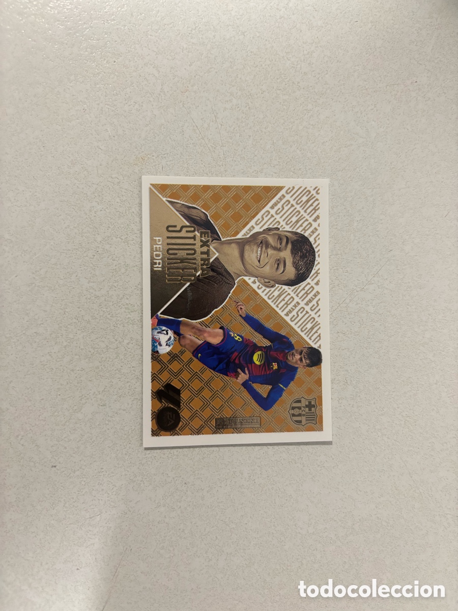 Cromos de f&uacute;tbol: Pedri extra sticker bronce