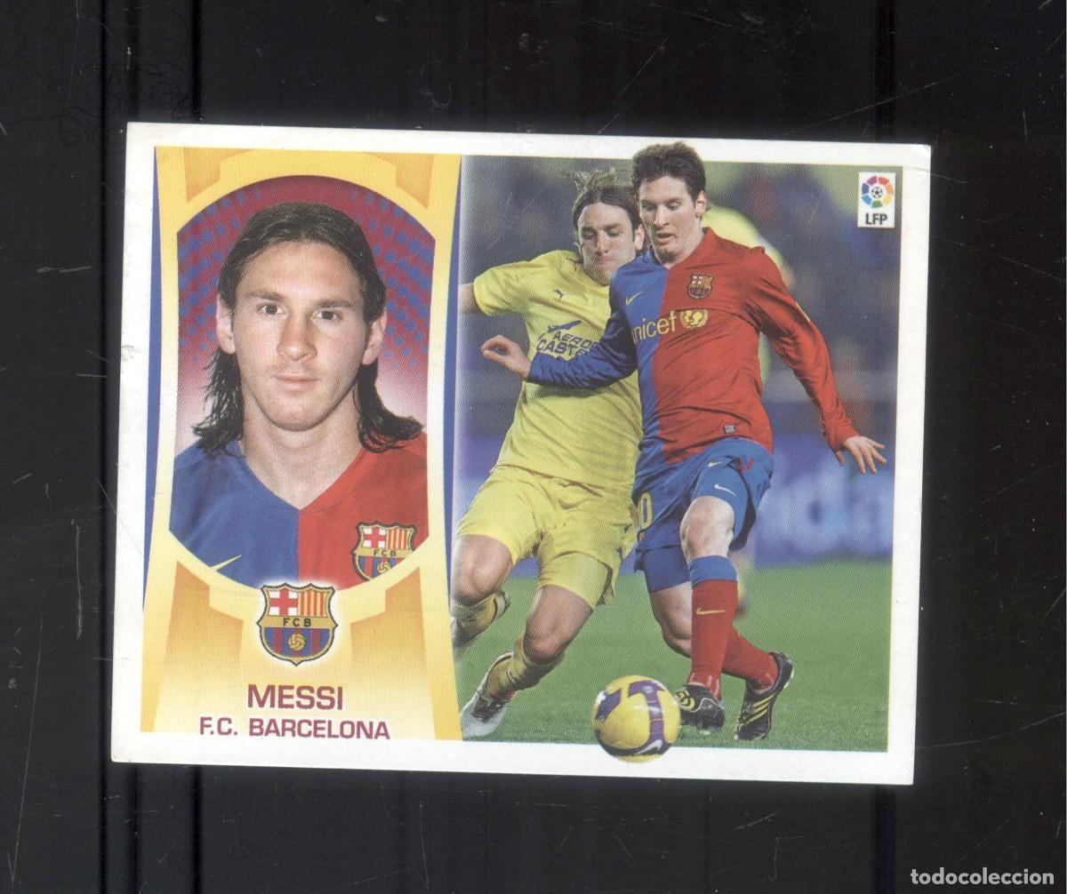 Cromos de f&uacute;tbol: NUMULITE R1 Cromo Messi F.C. Barcelona n&ordm; 15 Liga BBVA 2009 2010 09 10