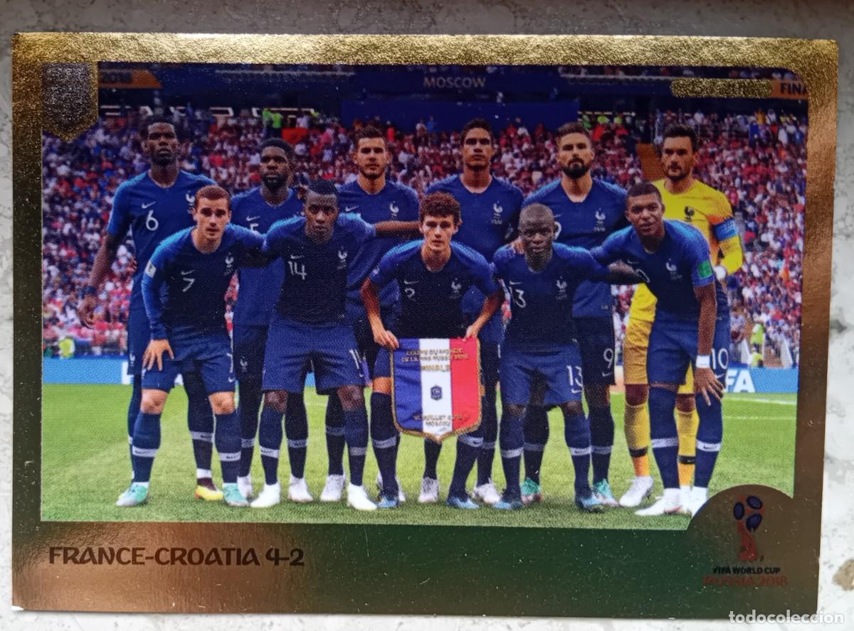 Cromos de f&uacute;tbol: Figurina Panini 2018-19 Cromo Fifa 365 2019 Squadra Alineaci&oacute;n team France winner n 419 Mbapp&eacute;