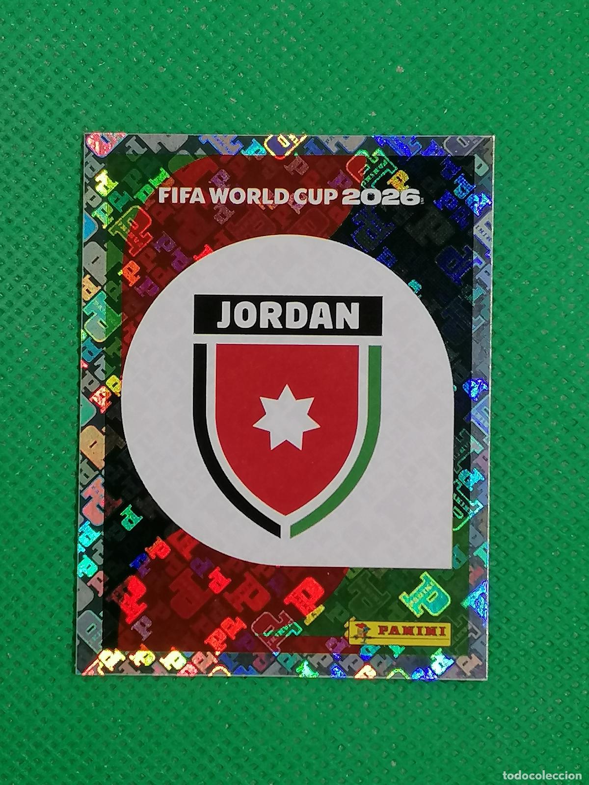 Cromos de f&uacute;tbol: JOR 1 JOR1 ESCUDO JORDANIA ⚽ PANINI FIFA MUNDIAL WORLD CUP 26 2026 STICKER ⚽