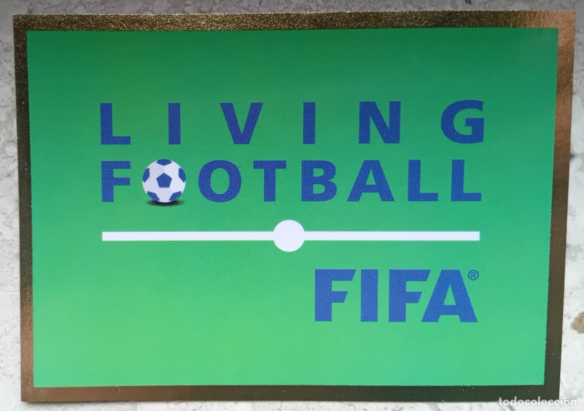 Cromos de f&uacute;tbol: Figurina Panini 2018-19 Cromo Fifa 365 2019 Logo Living Football n 2 Blu Azul