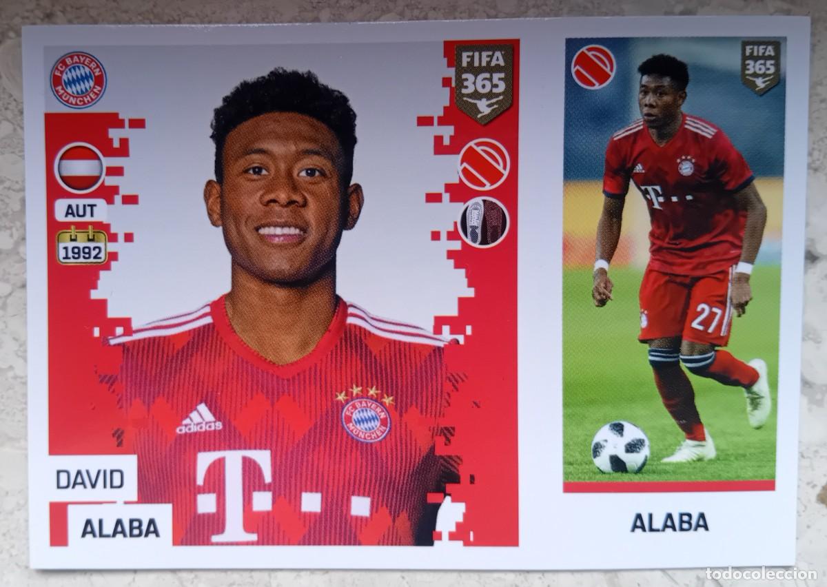 Cromos de f&uacute;tbol: Figurina Panini 2018-19 Cromo Fifa 365 2019 David Alaba Bayern Munchen n 143 blu azul