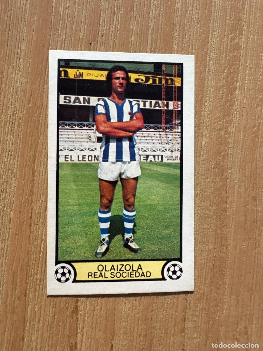 Football Stickers: 22. CROMO LIGA ESTE SIN PEGAR 1979-80 79-80 OLAIZOLA REAL SOCIEDAD