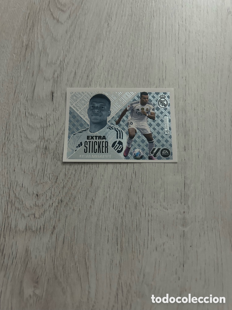 Cromos de f&uacute;tbol: Kylian Mbappe Real Madrid Plata Extra Sticker Liga Este 2026/27 26-27 Panini