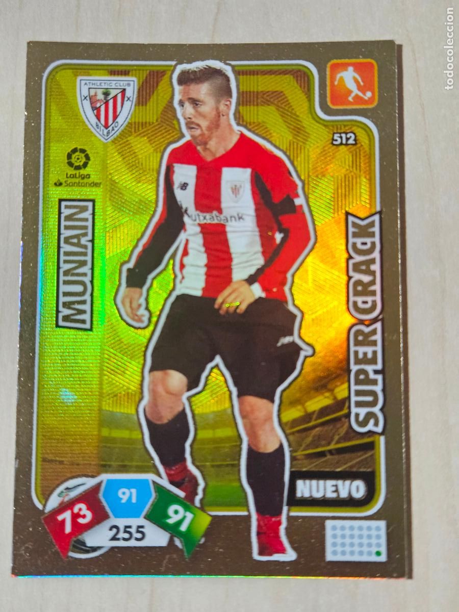 Cromos de f&uacute;tbol: FICHA N&ordm; 512 MUNIAIN - ADRENALYN 19 20 - PANINI 2019 - 20 - CROMO - NUEVO SUPER CRACK