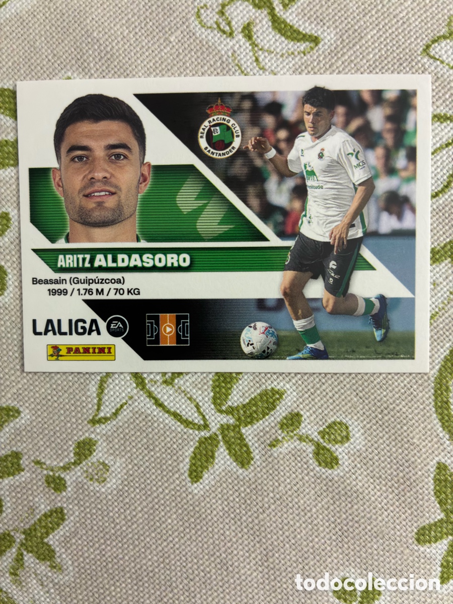 Cromos de f&uacute;tbol: Aritz Aldasoro N.&ordm; 14 (Racing de Santander) - Colecci&oacute;n Liga 2026-27 Ediciones Este / Panini