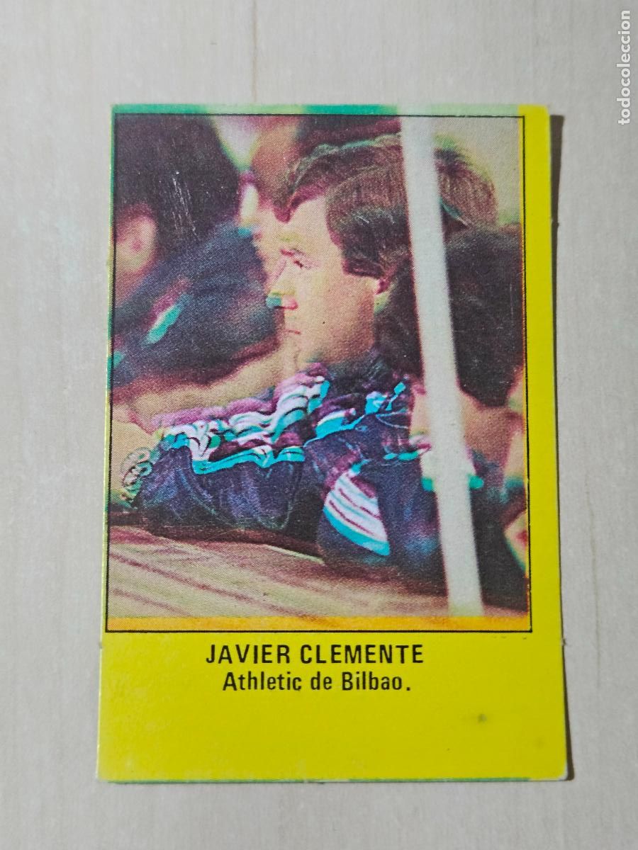 Cromos de f&uacute;tbol: JAVIER CLEMENTE - DEL ALBUM SUPER F&Uacute;TBOL 84 ROLL&Aacute;N - CROMO SIN PEGAR - ATHLETIC DE BILBAO