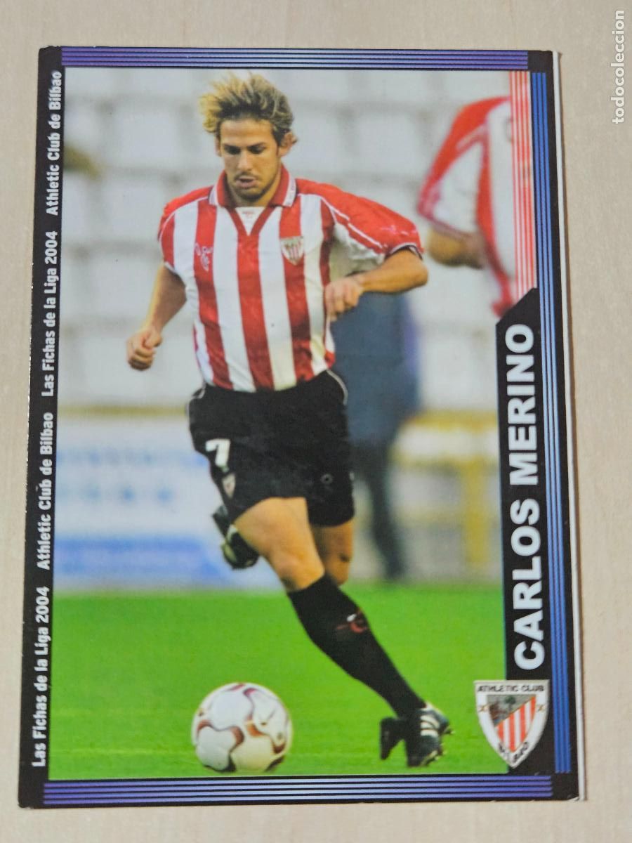 Cromos de f&uacute;tbol: N&ordm; 732 CARLOS MERINO - LAS FICHAS DE LA LIGA 2004 - MUNDICROMO - ULTIMO FICHAJE