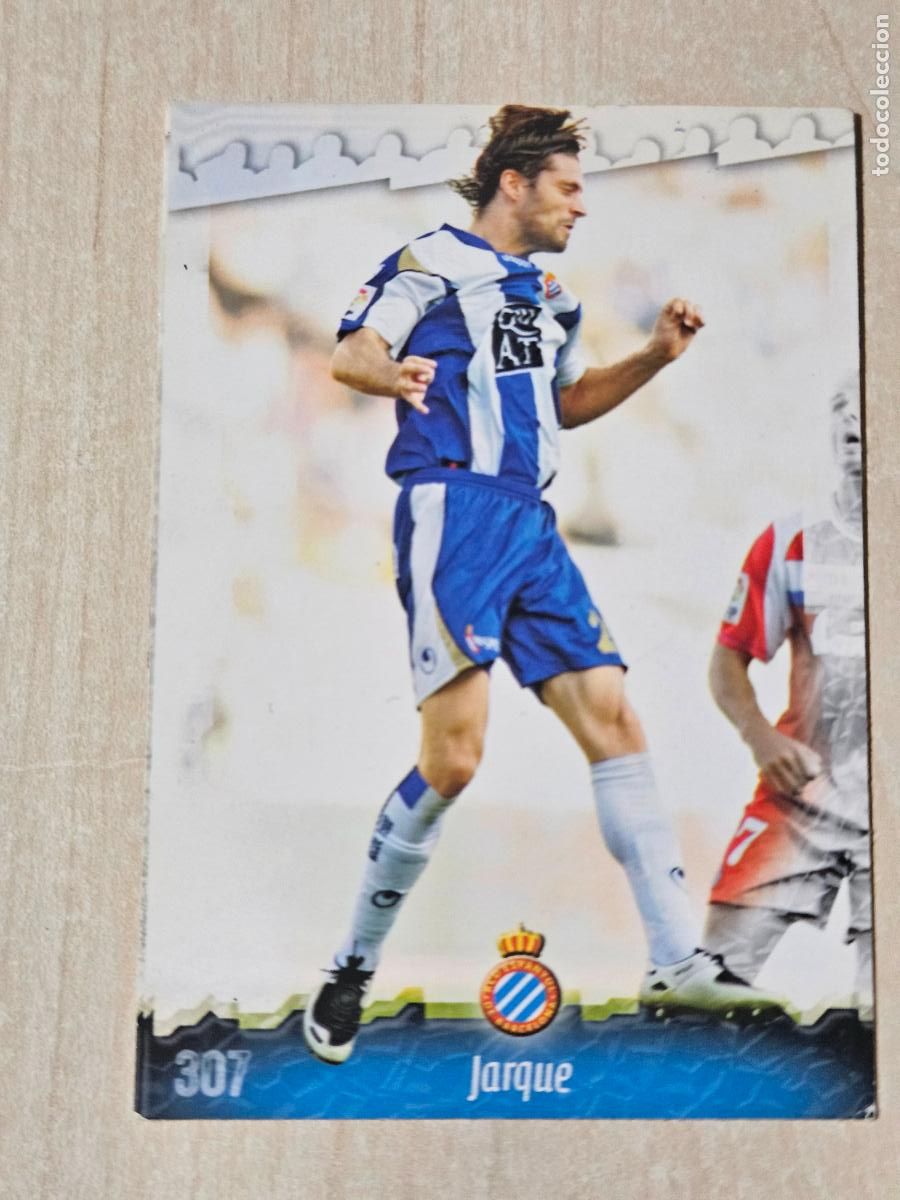 Cromos de f&uacute;tbol: N&ordm; 307 JARQUE - MUNDICROMO - LAS FICHAS DE LA LIGA 2009 - ESPANYOL