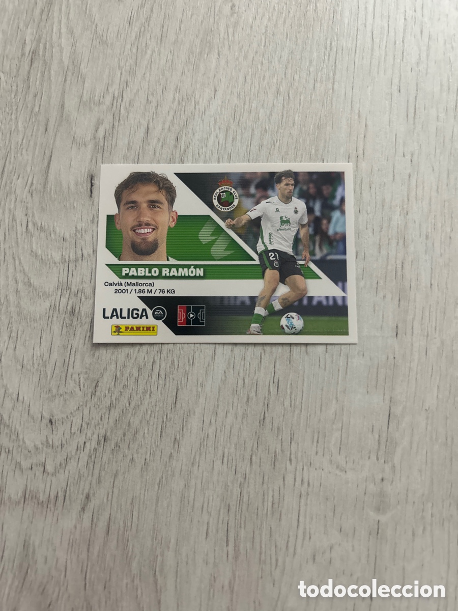 Cromos de f&uacute;tbol: Pablo Ram&oacute;n 6bis 6 BIS COLOCA Racing Santander Segunda 2 Edici&oacute;n Liga Este 2026/27 26-27 Panini