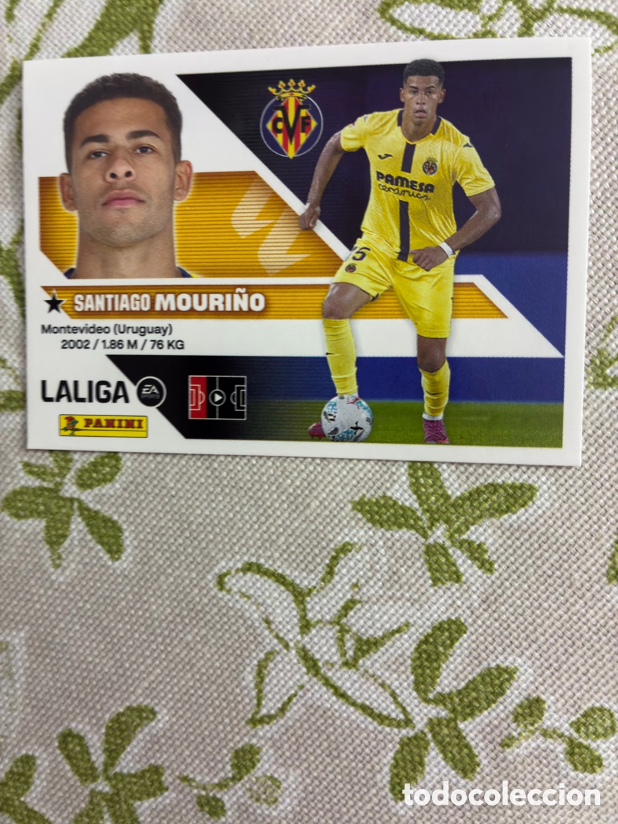 Cromos de f&uacute;tbol: Cromo Santiago Mouri&ntilde;o N.&ordm; 5 (Villarreal CF) - Colecci&oacute;n Liga 2026-27 Ediciones Este / Panini