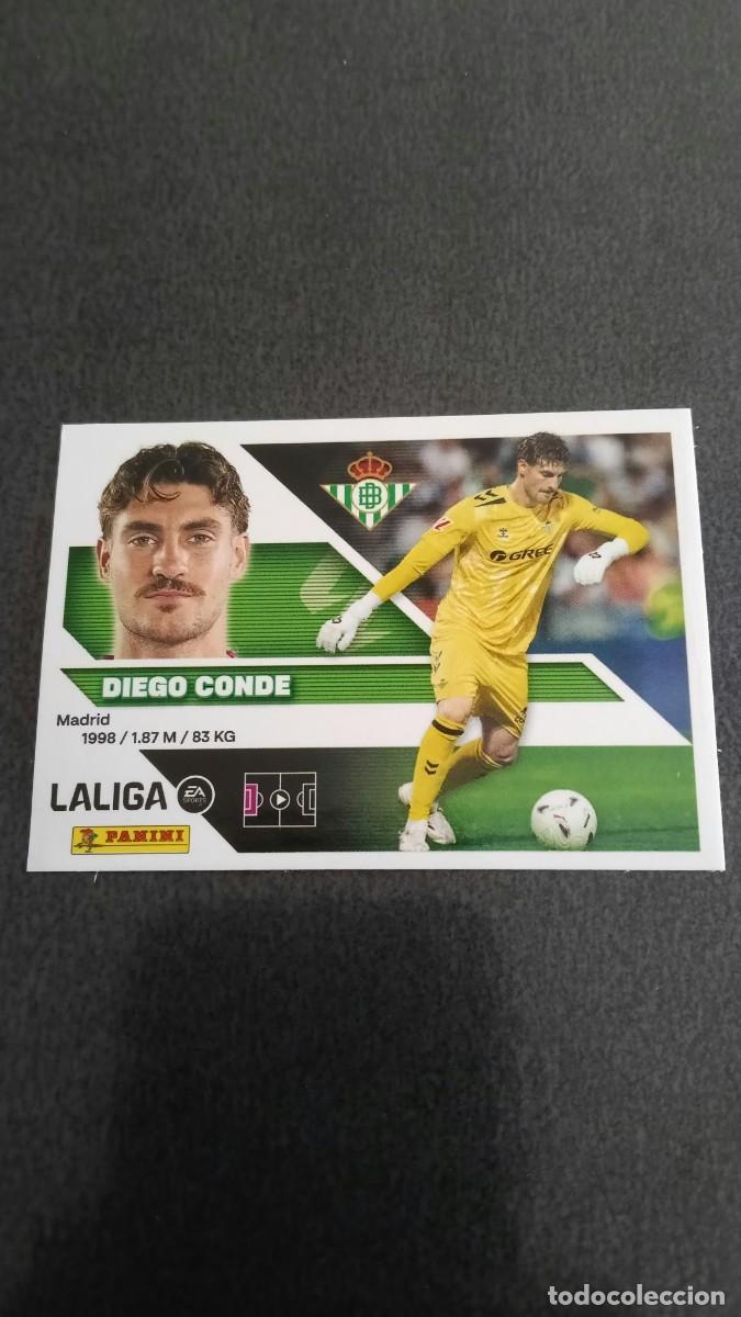 Cromos de f&uacute;tbol: Diego Conde Coloca N&ordm; 4 Bis Betis Ediciones Liga este 26 27 2026/2027