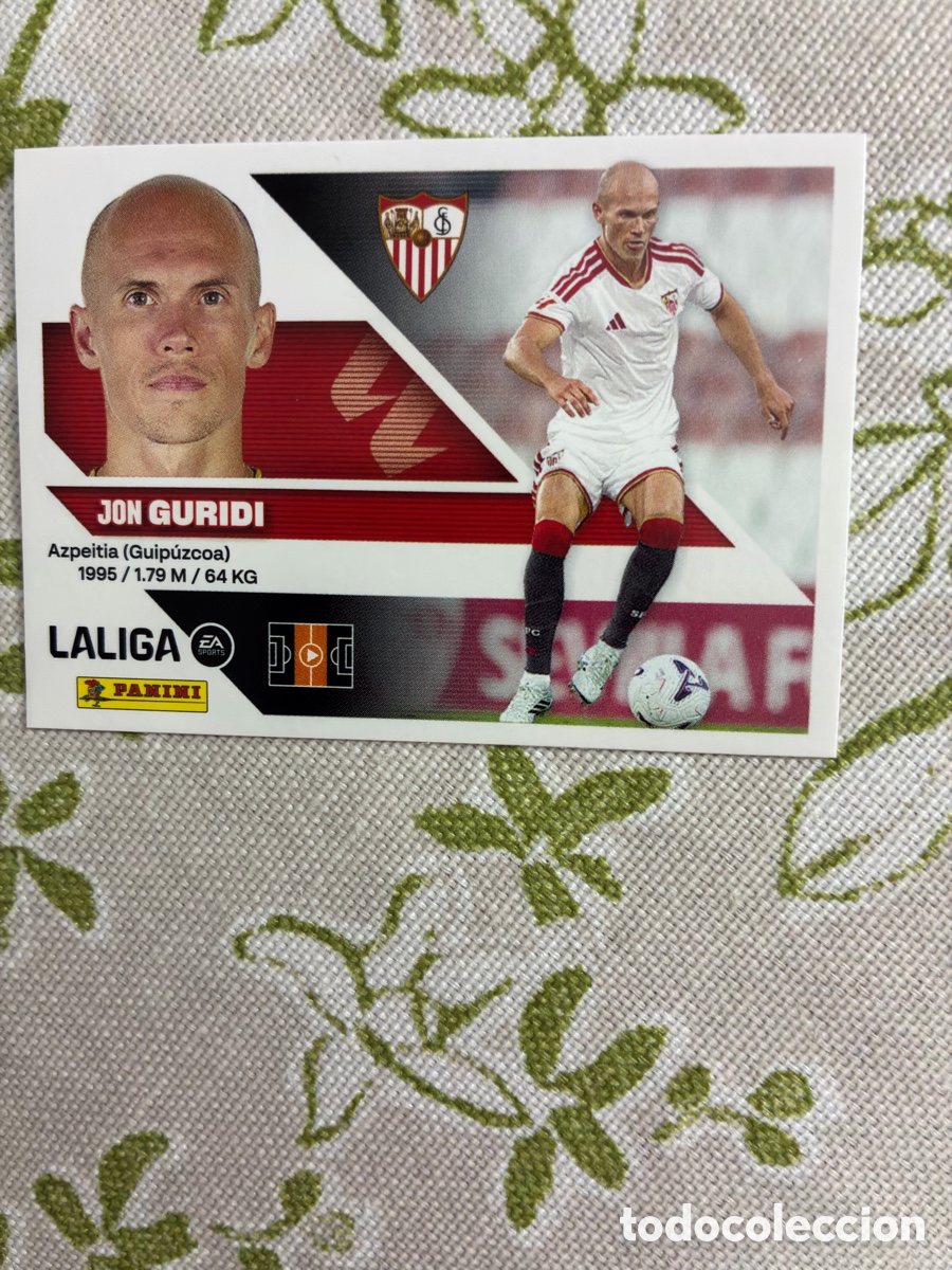 Cromos de f&uacute;tbol: Cromo Jon Guridi N.&ordm; 13 (Sevilla FC) - Colecci&oacute;n Liga 2026-27 Ediciones Este / Panini