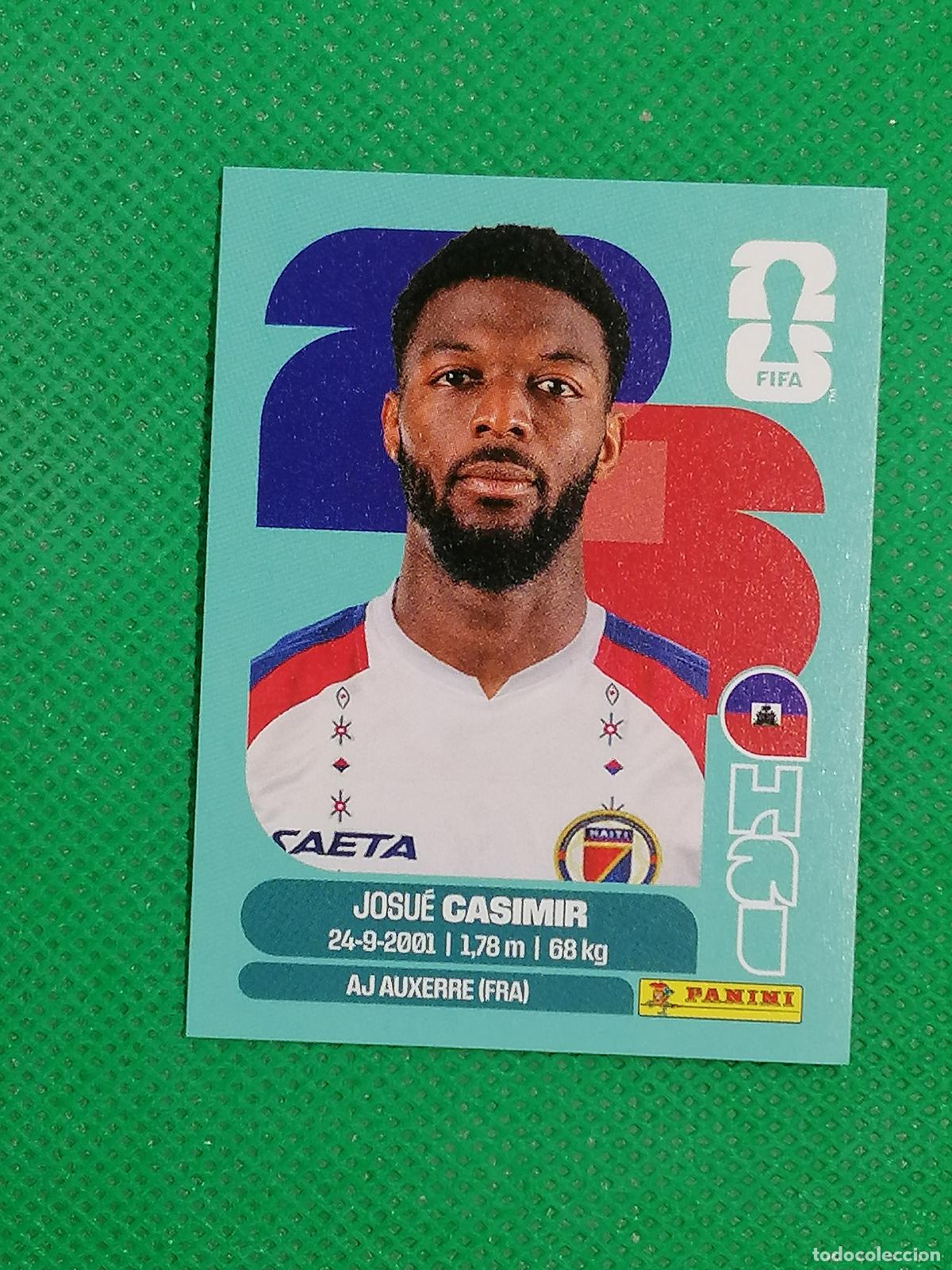 Football Stickers: HAI 16 HAI16 JOSUE CASIMIR HAITI ⚽ PANINI FIFA MUNDIAL WORLD CUP 26 2026 STICKER ⚽