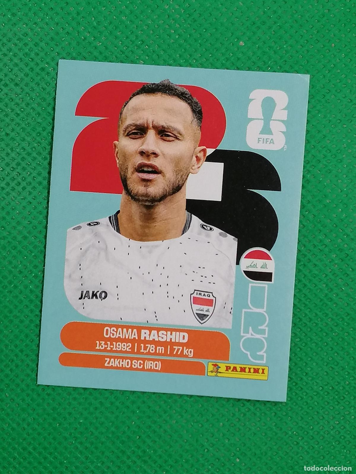 Football Stickers: IRQ 17 IRQ17 OSAMA RASHID IRAQ ⚽ PANINI FIFA MUNDIAL WORLD CUP 26 2026 STICKER ⚽