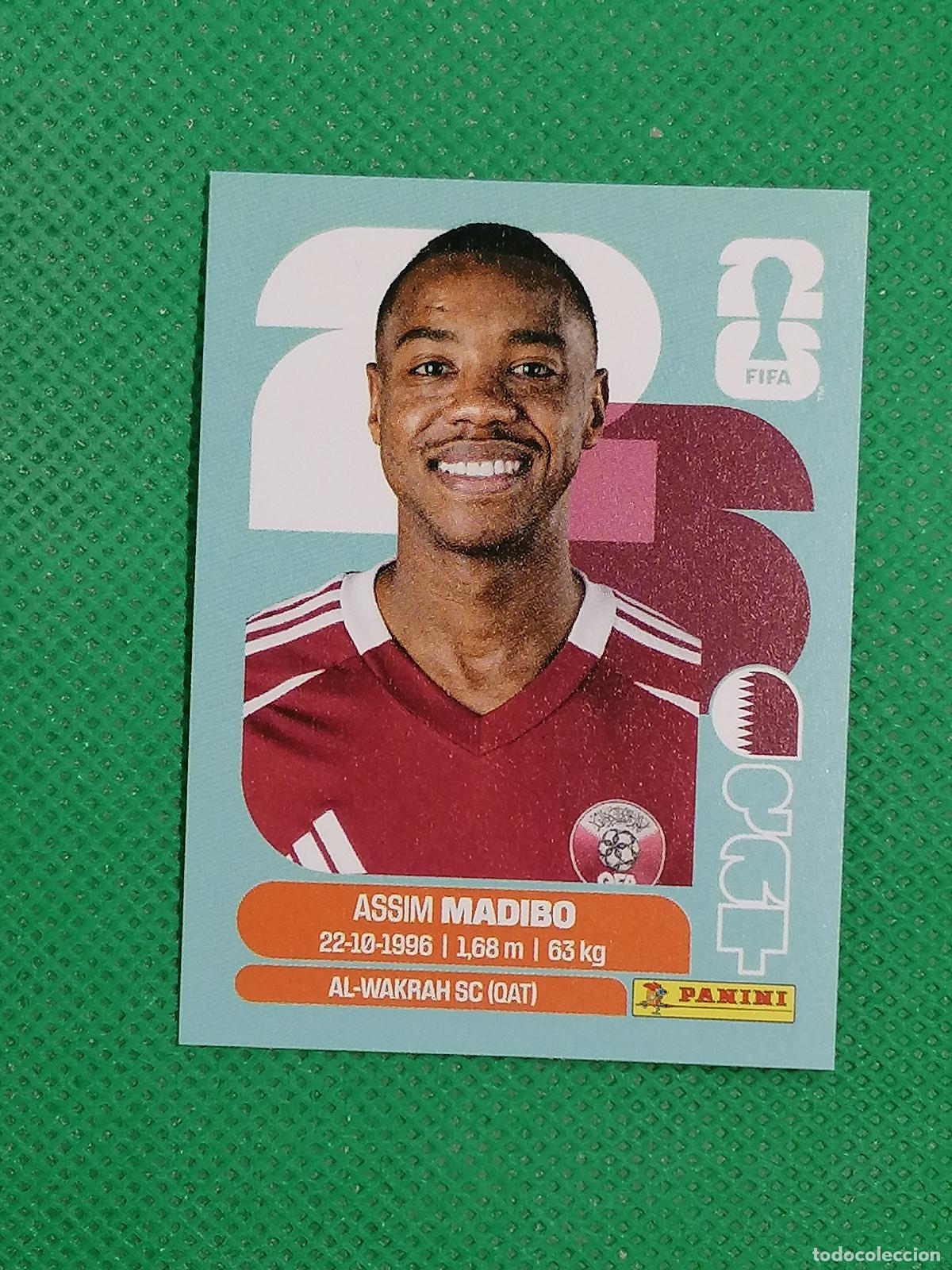 Cromos de f&uacute;tbol: QAT 11 QAT11 ASSIM MADIBO QATAR ⚽ PANINI FIFA MUNDIAL WORLD CUP 26 2026 STICKER ⚽