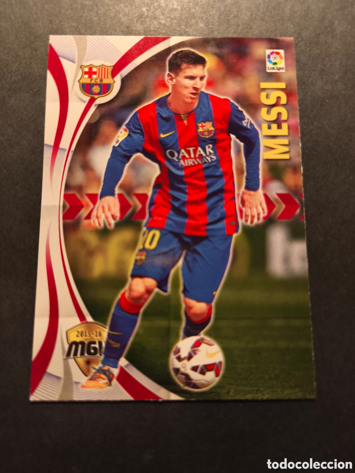 Cromos de Futebol: 72 MESSI FC BARCELONA MEGACRACKS 2015/2016 15 16