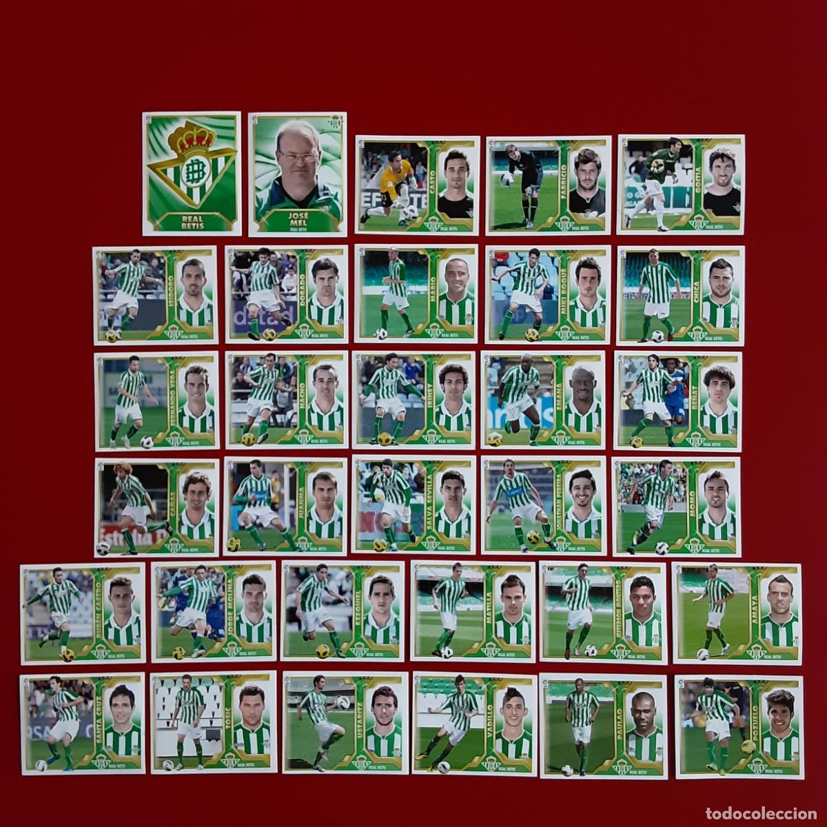 Cromos de Futebol: EQUIPO COMPLETO BETIS LIGA TEMPORADA 2011 2012 11 12 EDICIONES ESTE SIN PEGAR
