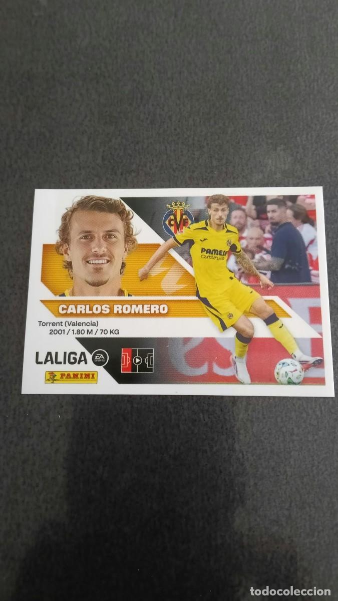 Cromos de f&uacute;tbol: Carlos Romero Fichaje N&ordm; 4 Villarreal Ediciones Liga este 26 27 2026/2027