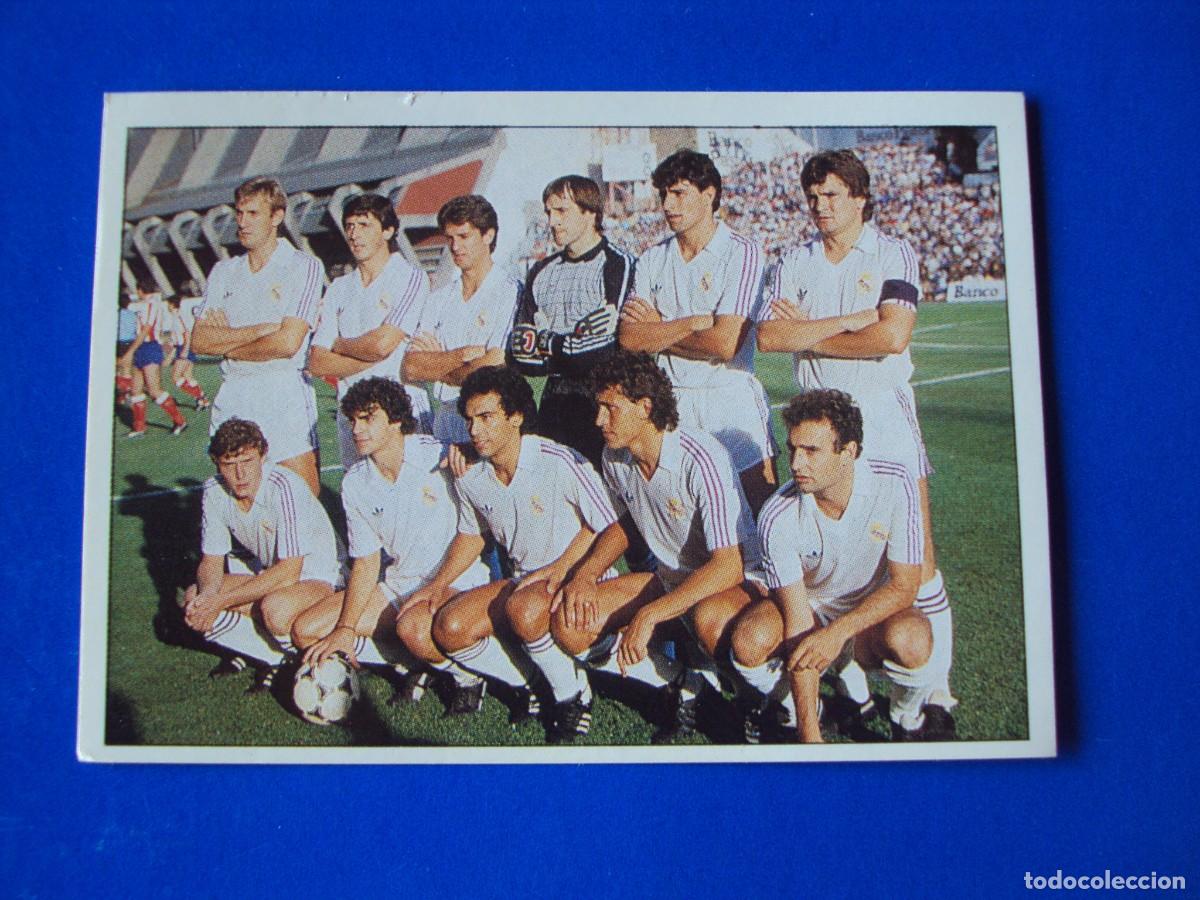 Cromos de f&uacute;tbol: CROMO N&ordm; 55 EQUIPO 1985-86 CAMPE&Oacute;N &Aacute;LBUM COLECCI&Oacute;N REAL MADRID 95 96 1995 1996 PANINI NUNCA PEGADO