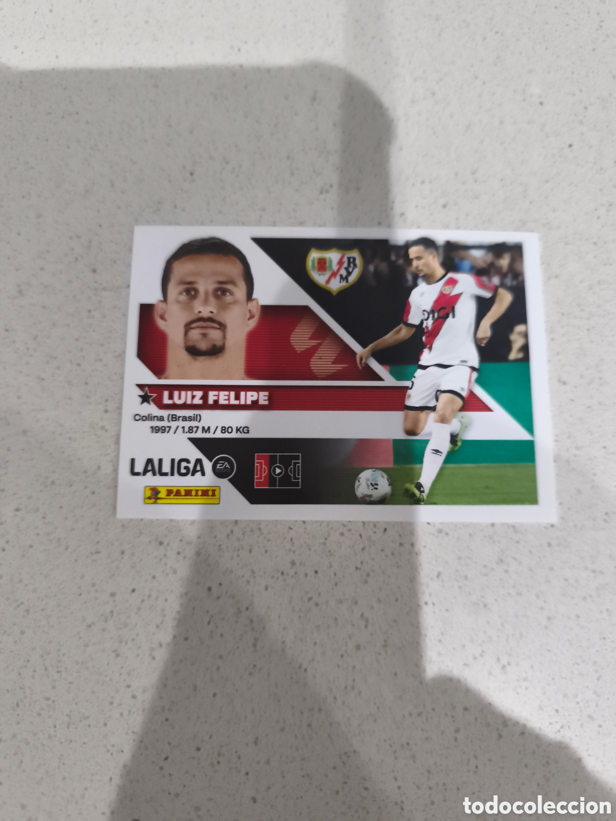 Cromos de f&uacute;tbol: CROMO N&Uacute;MERO 9 LUIZ FELIPE RAYO VALLECANO. LIGA ESTE 26/27. PANINI.