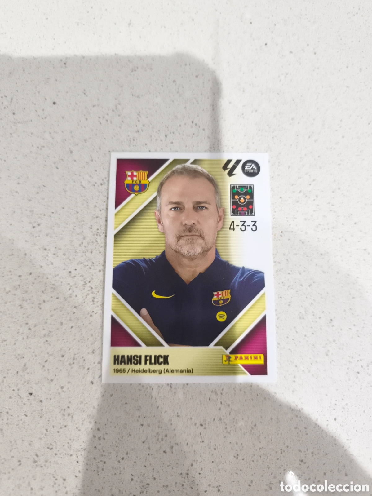 Cromos de f&uacute;tbol: CROMO N&Uacute;MERO 2 HANSI FLICK FC BARCELONA. LIGA ESTE 26/27. PANINI.