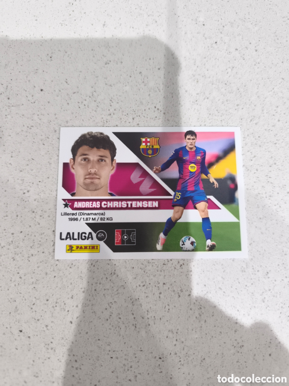 Cromos de f&uacute;tbol: CROMO N&Uacute;MERO 6B CHRISTENSEN FC BARCELONA. LIGA ESTE 26/27. PANINI.