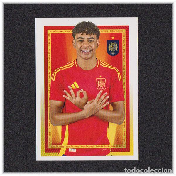 Cromos de f&uacute;tbol: COLECCI&Oacute;N CARREFOUR SELECCI&Oacute;N ESPA&Ntilde;OLA MUNDIAL 2026 LAMINE YAMAL 49 ESPA&Ntilde;A LIGA ALBUM STICKER