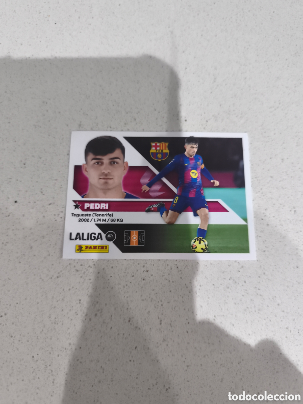 Figurine di Calcio: CROMO N&Uacute;MERO 15 PEDRI FC BARCELONA. LIGA ESTE 26/27. PANINI.