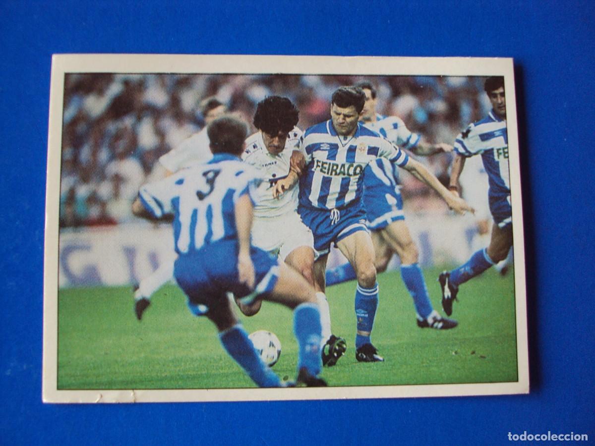 Cromos de f&uacute;tbol: CROMO N&ordm; 65 ZAMORANO VS DEPORTIVO &Aacute;LBUM COLECCI&Oacute;N REAL MADRID 95 96 1995 1996 PANINI NUNCA PEGADO