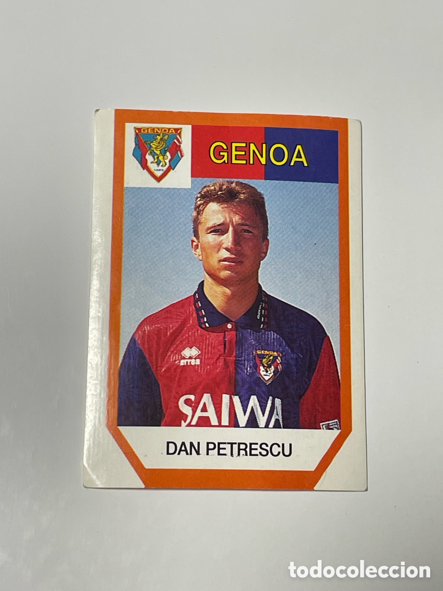 Cromos de f&uacute;tbol: Dan Petrescu Genoa CalcioFlash 93/94 #77