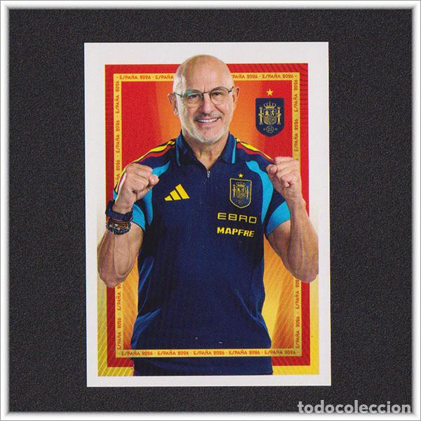Cromos de f&uacute;tbol: COLECCI&Oacute;N CARREFOUR SELECCI&Oacute;N ESPA&Ntilde;OLA MUNDIAL 2026 LUIS DE LA FUENTE 7 ESPA&Ntilde;A LIGA ALBUM STICKER