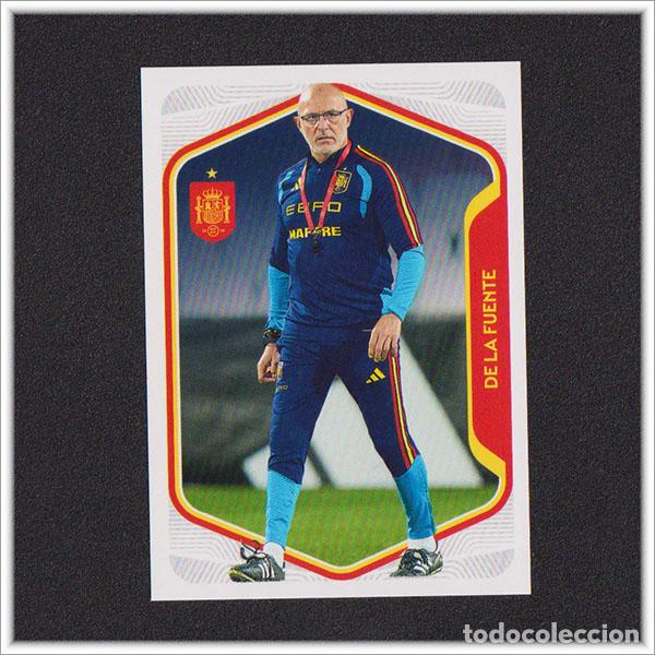 Cromos de f&uacute;tbol: COLECCI&Oacute;N CARREFOUR SELECCI&Oacute;N ESPA&Ntilde;OLA MUNDIAL 2026 LUIS DE LA FUENTE 8 ESPA&Ntilde;A LIGA ALBUM STICKER