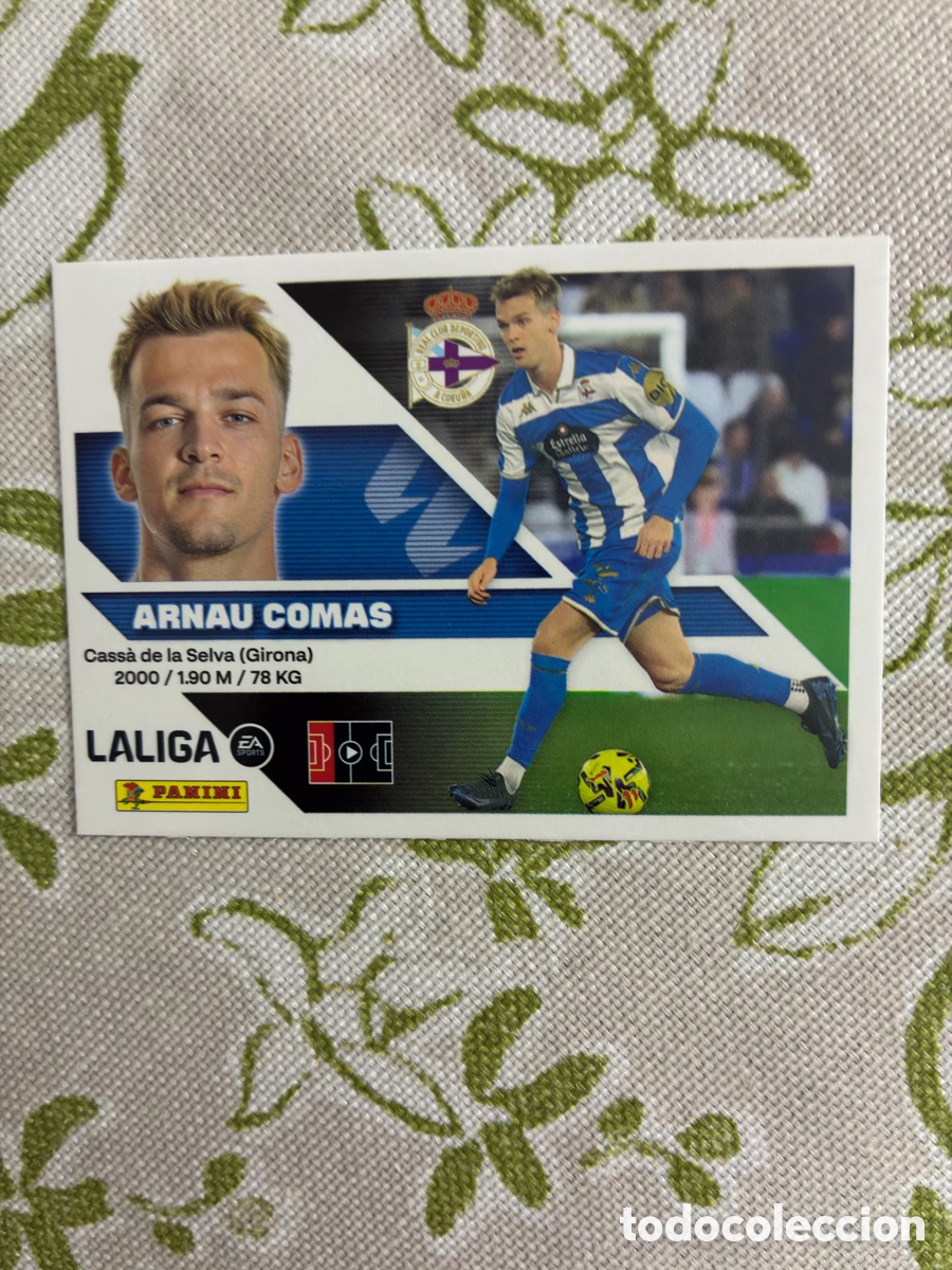 Cromos de f&uacute;tbol: Cromo Arnau Comas N.&ordm; 9B (RC Deportivo) - Colecci&oacute;n Liga 2026-27 Ediciones Este / Panini