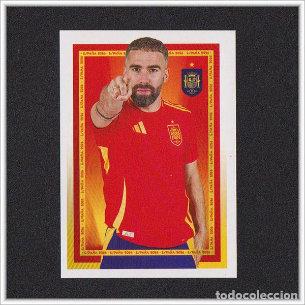 Cromos de f&uacute;tbol: COLECCI&Oacute;N CARREFOUR SELECCI&Oacute;N ESPA&Ntilde;OLA MUNDIAL 2026 CARVAJAL 15 ESPA&Ntilde;A LIGA ALBUM STICKER