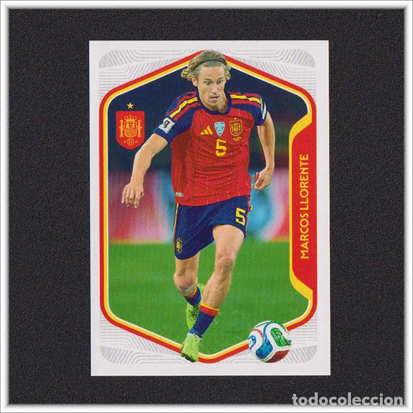 Cromos de f&uacute;tbol: COLECCI&Oacute;N CARREFOUR SELECCI&Oacute;N ESPA&Ntilde;OLA MUNDIAL 2026 MARCOS LLORENTE 17 ESPA&Ntilde;A LIGA ALBUM STICKER