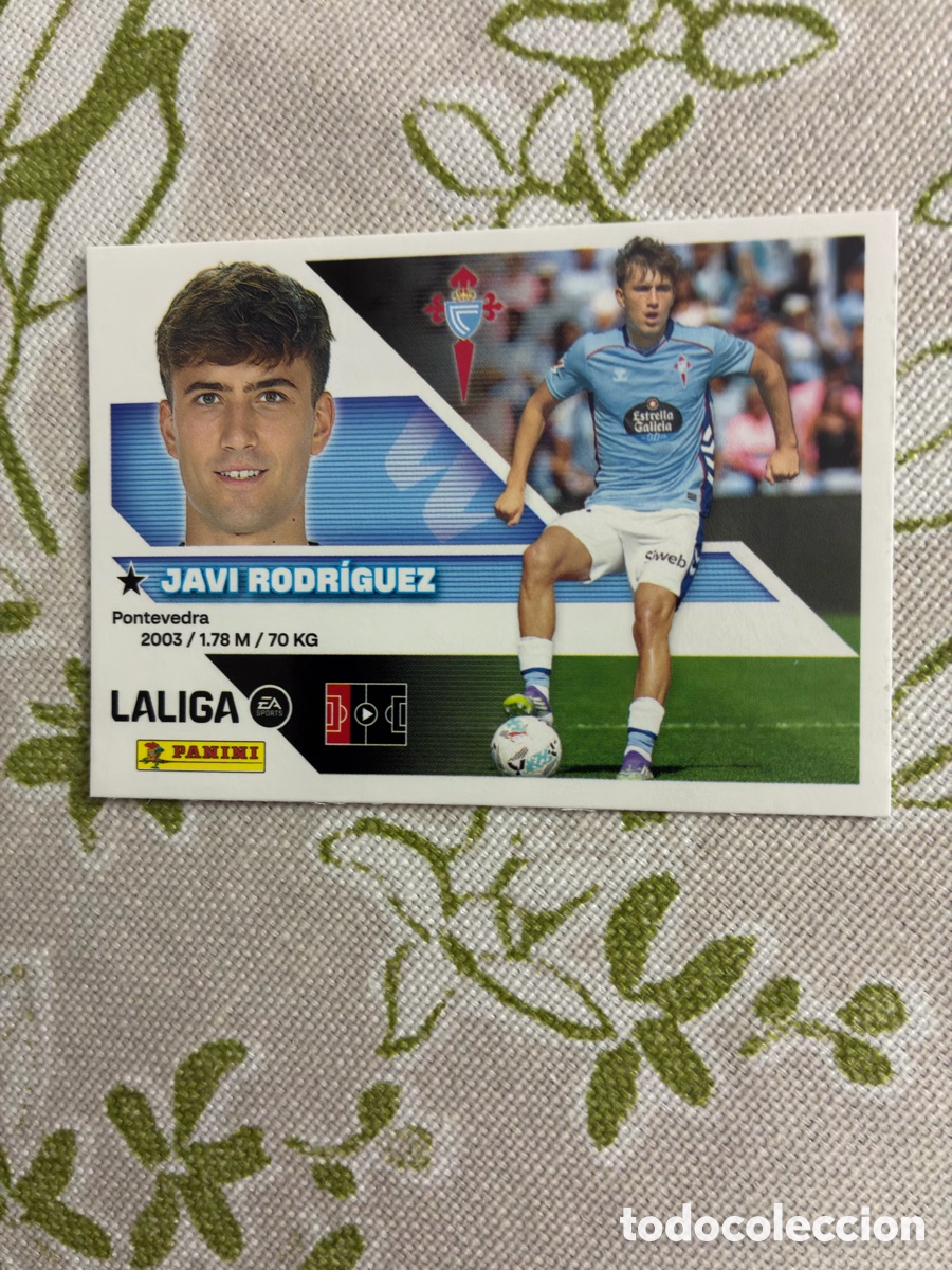 Cromos de f&uacute;tbol: Cromo Javi Rodr&iacute;guez N.&ordm; 7 (RC Celta) - Colecci&oacute;n Liga 2026-27 Ediciones Este / Panini