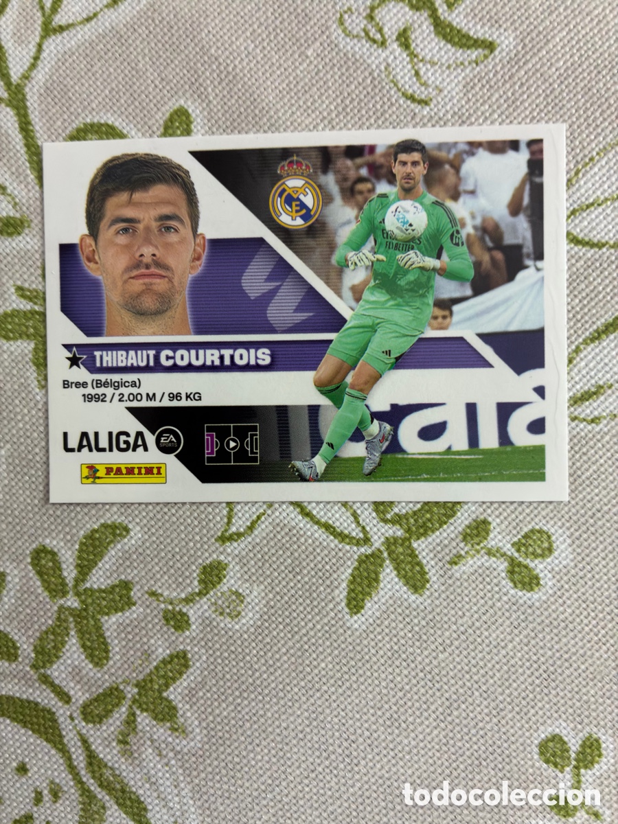 Cromos de f&uacute;tbol: Cromo Thibaut Courtois N.&ordm; 3 (Real Madrid) - Colecci&oacute;n Liga 2026-27 Ediciones Este / Panini