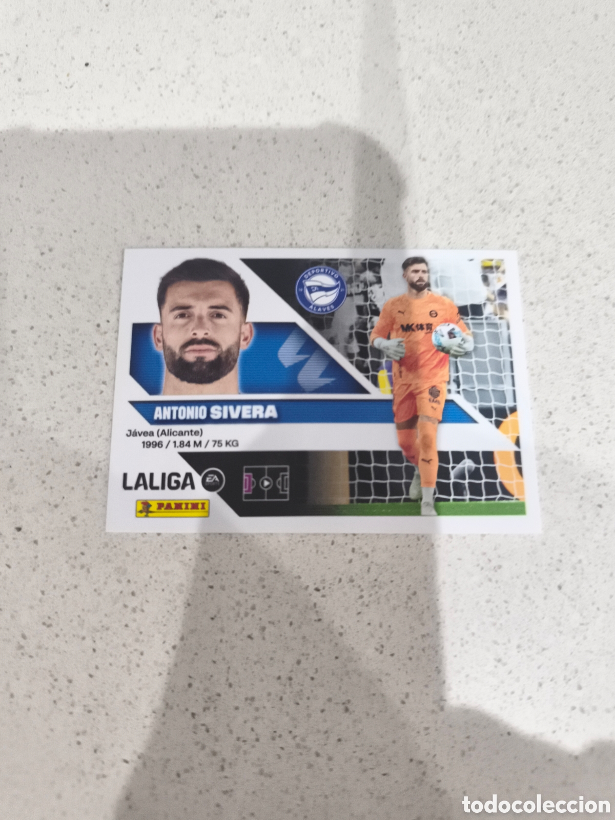 Cromos de f&uacute;tbol: CROMO N&Uacute;MERO 3 SIVERA ALAV&Eacute;S. LIGA ESTE 26/27. PANINI.