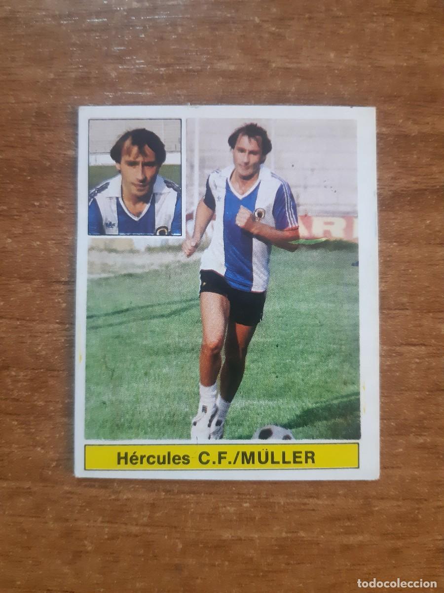 Cromos de f&uacute;tbol: Fichaje 28 Bis M&uuml;ller (H&eacute;rcules) Liga 81-82 ESTE. Nunca pegado, sin pegar