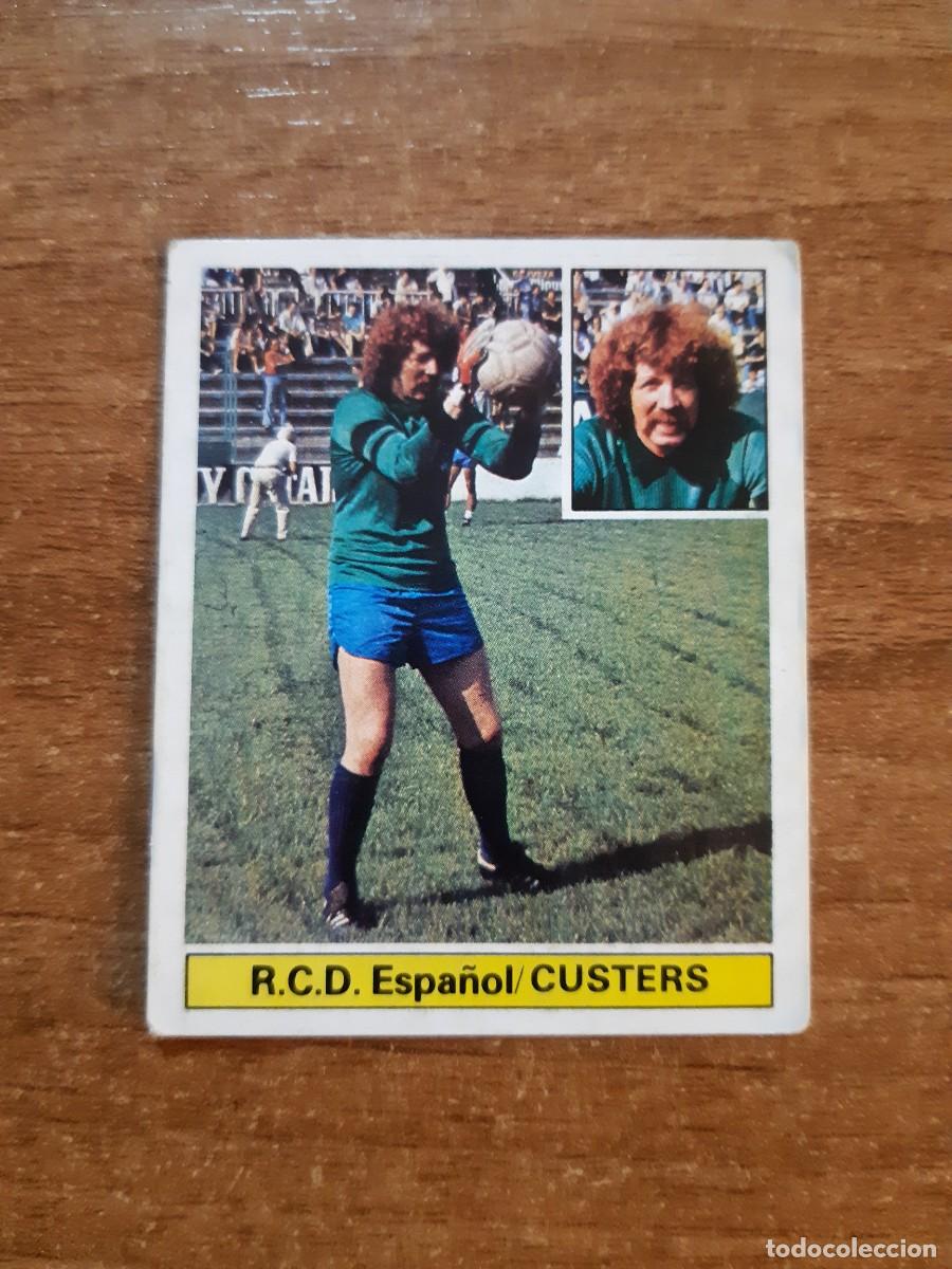 Cromos de f&uacute;tbol: Fichaje 27 Custers (Espa&ntilde;ol) Liga 81-82 ESTE. Nunca pegado, sin pegar