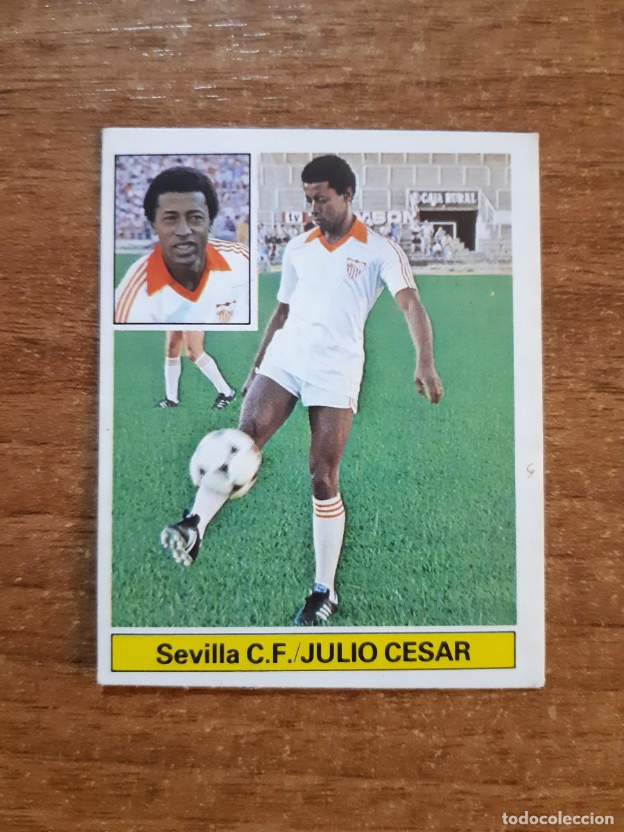 Cromos de f&uacute;tbol: Fichaje 24 Julio C&eacute;sar (Sevilla) Liga 81-82 ESTE. Nunca pegado, sin pegar