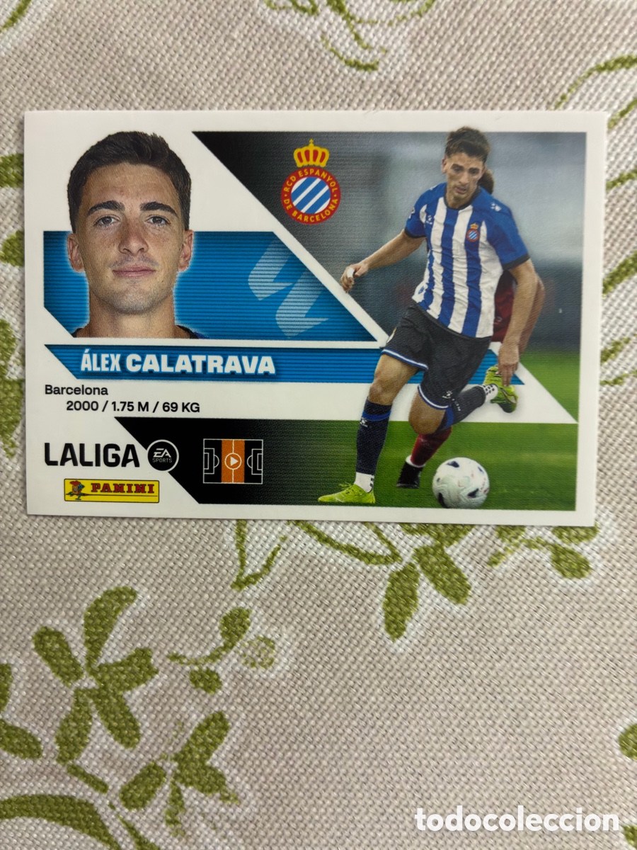 Cromos de f&uacute;tbol: Cromo &Aacute;lex Calatrava N.&ordm; 2 - &Uacute;ltimos Fichajes (RCD Espanyol) - Liga 26-27 Ediciones Este