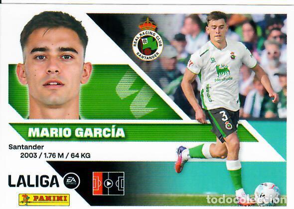 Cromos de f&uacute;tbol: CROMO PANINI LIGA ESTE 26 27 - N&ordm; 9 B - MARIO GARC&Iacute;A - RACING DE SANTANDER