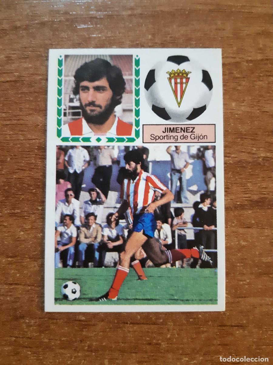 Cromos de f&uacute;tbol: Jim&eacute;nez (Sporting Gij&oacute;n) liga 83-84 ESTE. Nunca pegado