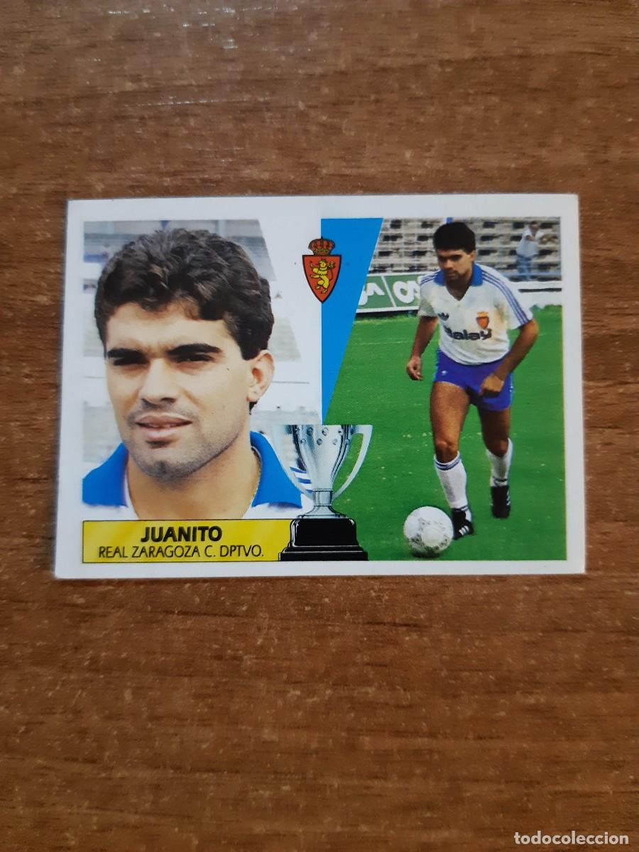 Cromos de f&uacute;tbol: Fichaje 15 Juanito (Zaragoza) Liga 87-88 ESTE. Nunca pegado, sin pegar