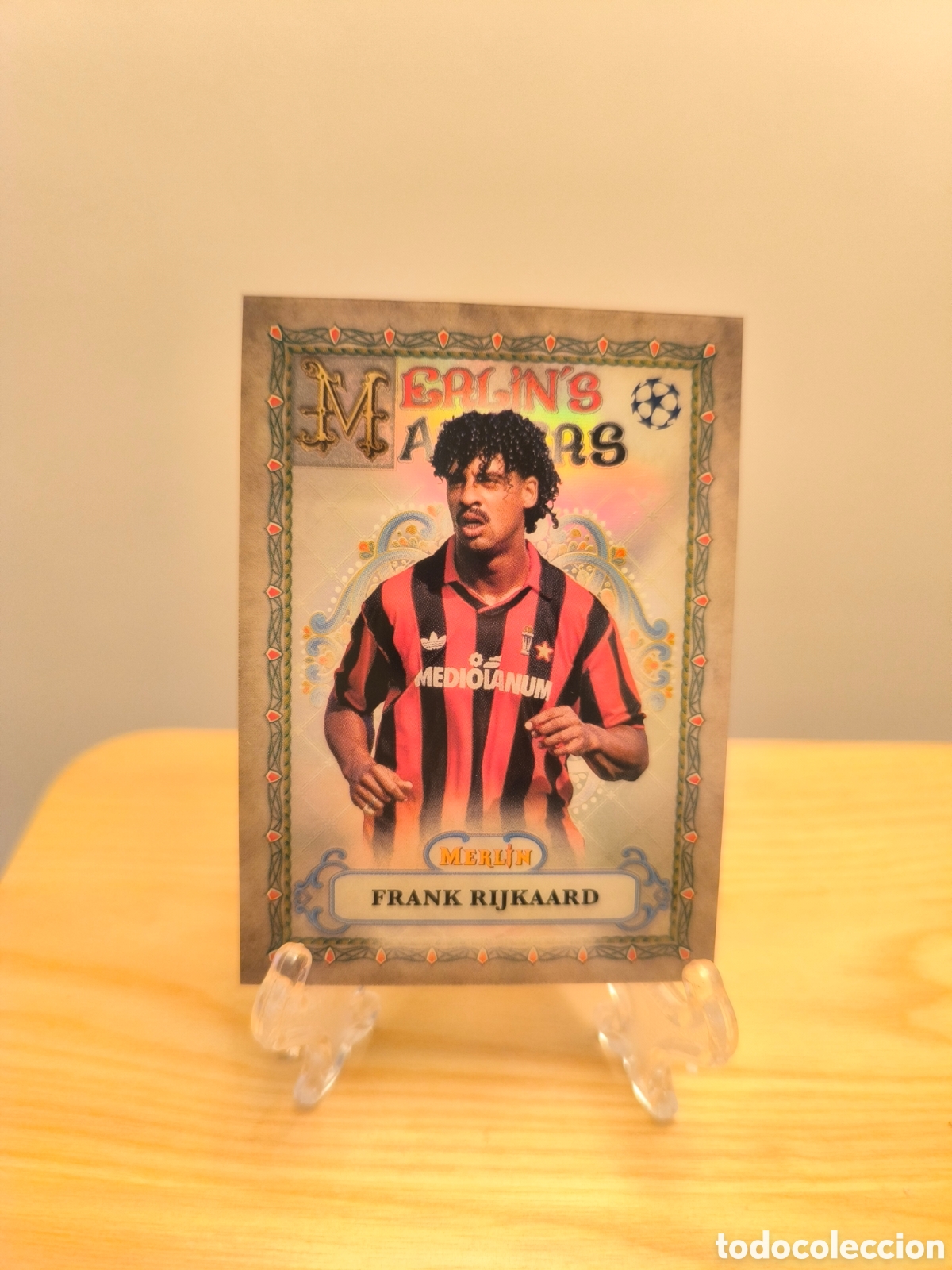 Football Stickers: Frank Rijkaard Topps Merl&iacute;n's AC Milan