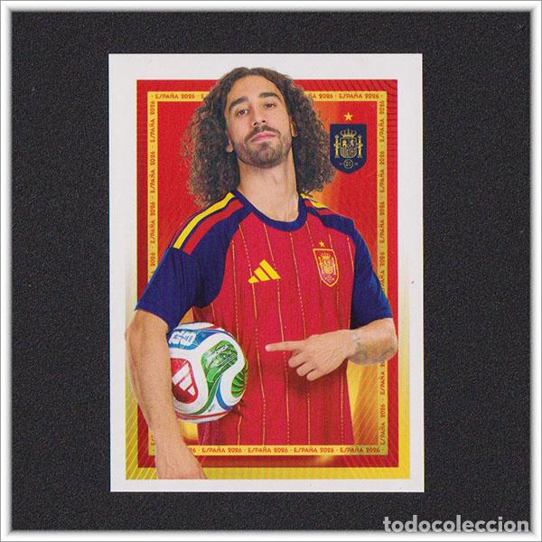 Cromos de f&uacute;tbol: COLECCI&Oacute;N CARREFOUR SELECCI&Oacute;N ESPA&Ntilde;OLA MUNDIAL 2026 CUCURELLA 27 ESPA&Ntilde;A LIGA ALBUM STICKER