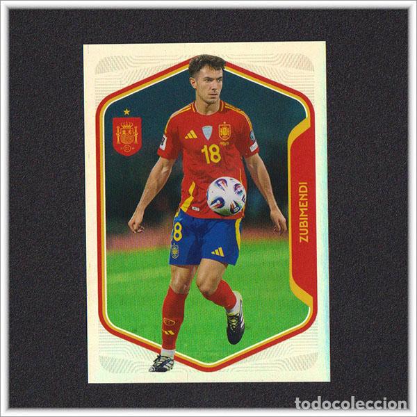 Cromos de f&uacute;tbol: COLECCI&Oacute;N CARREFOUR SELECCI&Oacute;N ESPA&Ntilde;OLA MUNDIAL 2026 ZUBIMENDI 34 ESPA&Ntilde;A LIGA ALBUM STICKER