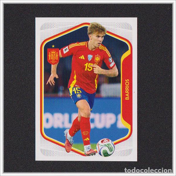 Cromos de f&uacute;tbol: COLECCI&Oacute;N CARREFOUR SELECCI&Oacute;N ESPA&Ntilde;OLA MUNDIAL 2026 BARRIOS 39 ESPA&Ntilde;A LIGA ALBUM STICKER
